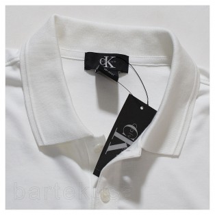 CALVIN KLEIN BIALA MESKA KOSZULKA POLO 
